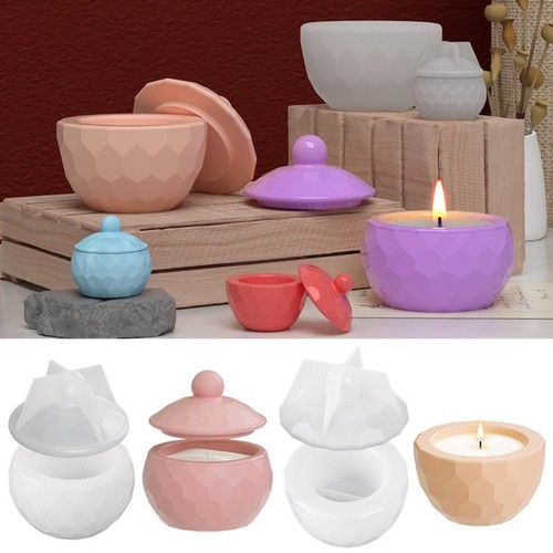 Circular cup candle mold - circular,