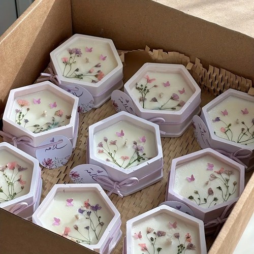 Hexagon silicone mold - silicone, for