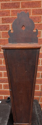 Antique georgian oak candle - antique,