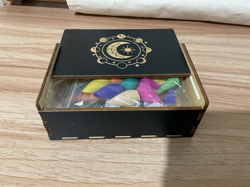 Moon phased wooden incense - moon,