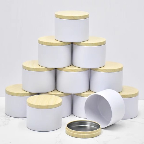 12pcs small candle tin - tin, box
