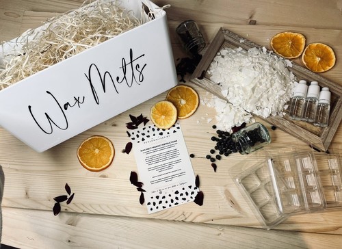 Wax melt making kit with - melt,