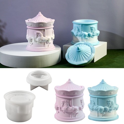 Carousel storage box mold - carousel,