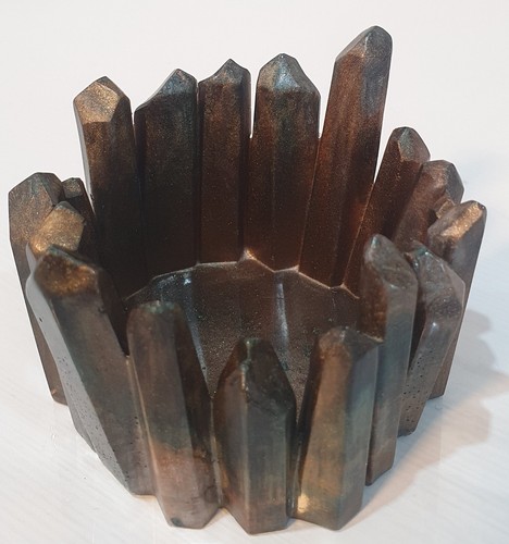 Candle holder crystal shape - holder,,