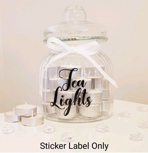 Tea lights sticker label for - tea,