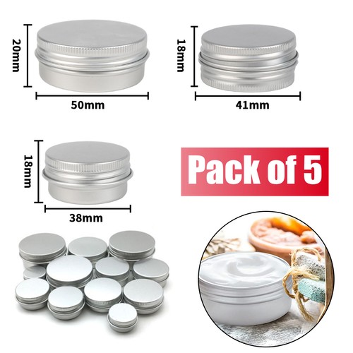Aluminum round metal - metal, tins