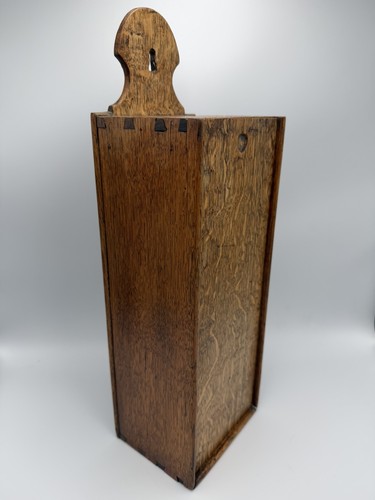 Antique georgian oak candle - antique,