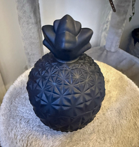 Pineapple trinket box lidded - pineapple,