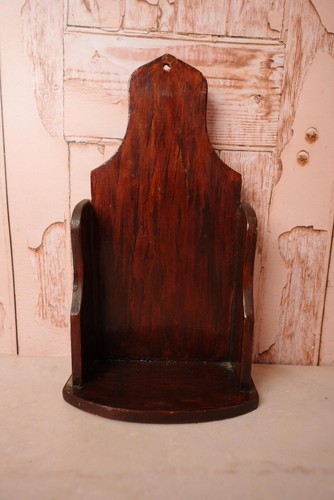 Vintage wooden wall box - wall,